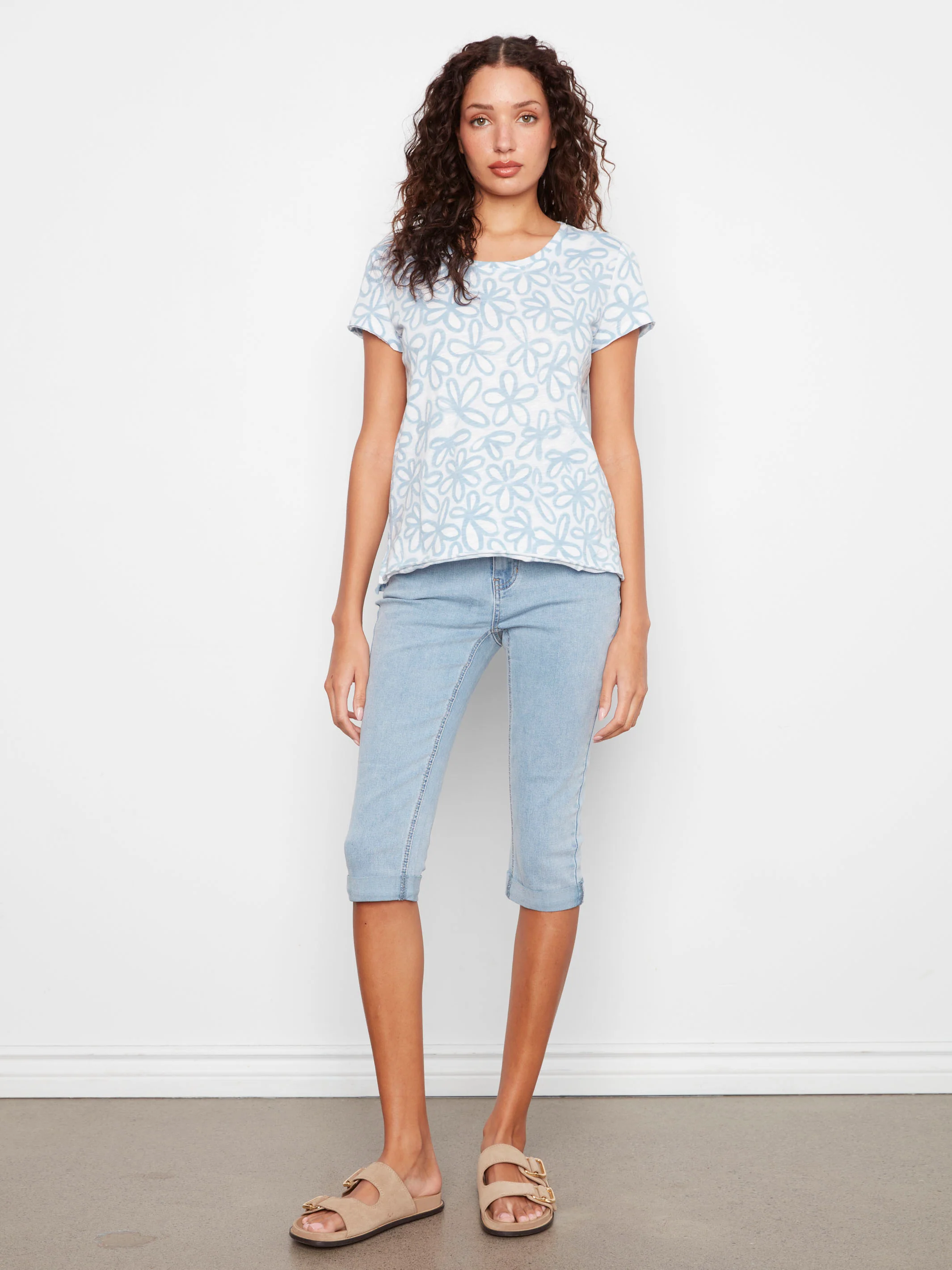 Printed Organic Cotton T-Shirt - Brielle - Image 10