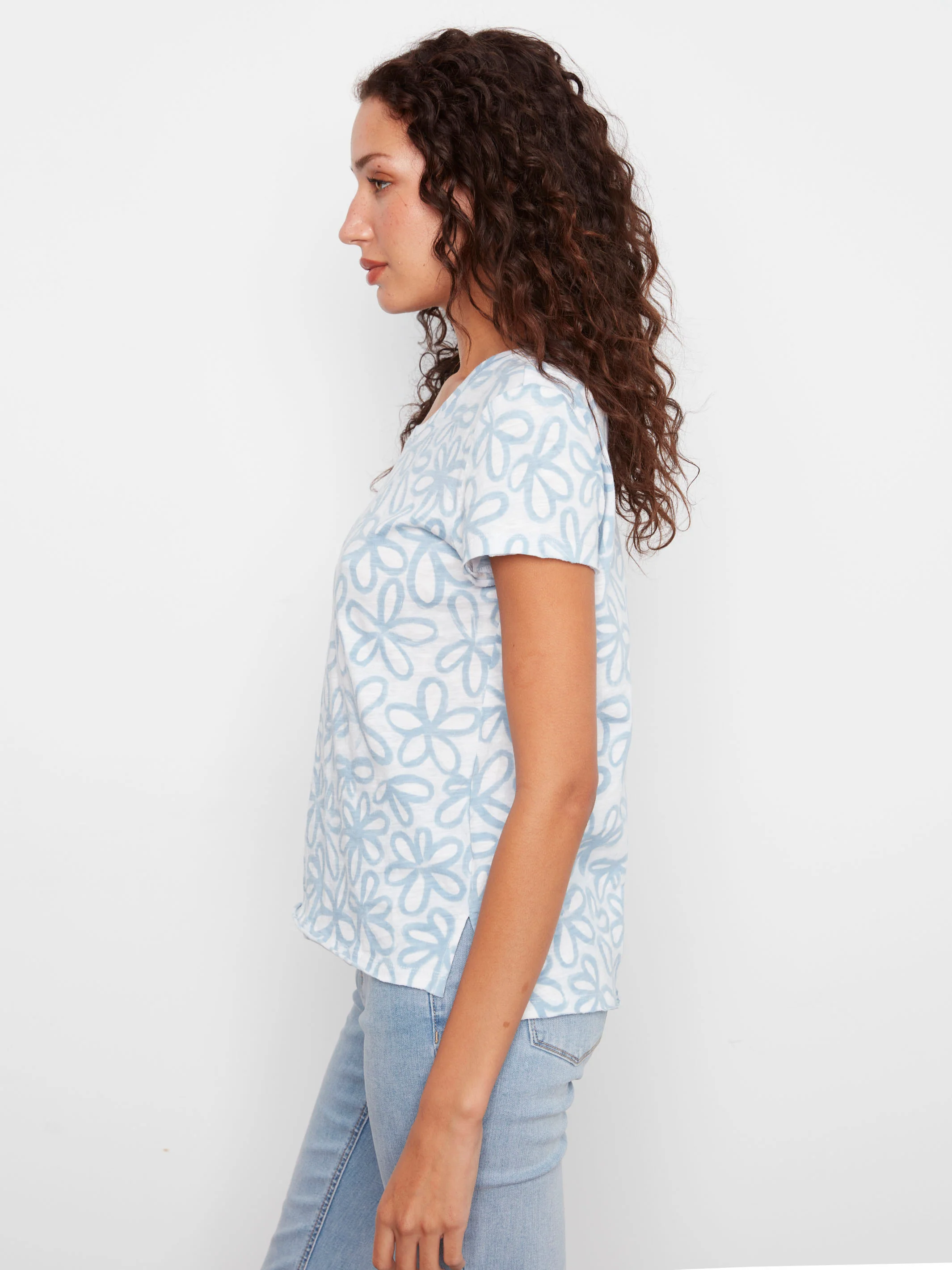 Printed Organic Cotton T-Shirt - Brielle - Image 6