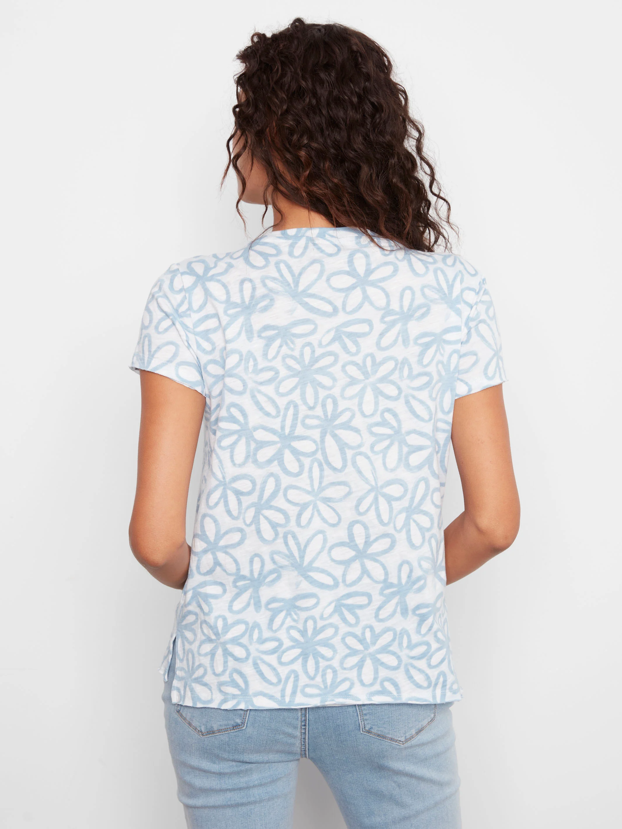 Printed Organic Cotton T-Shirt - Brielle - Image 7