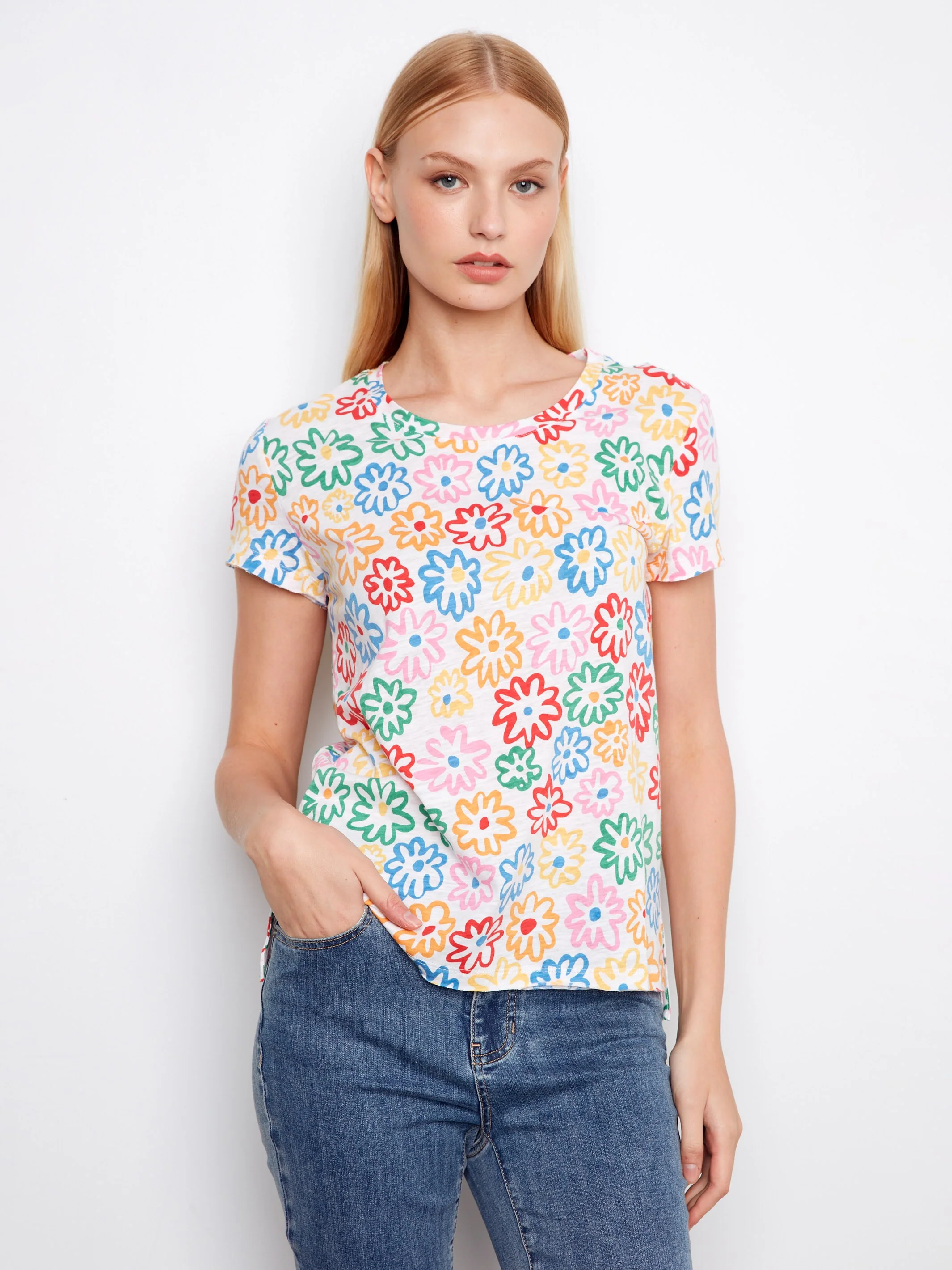Printed Organic Cotton T-Shirt - Graffiti