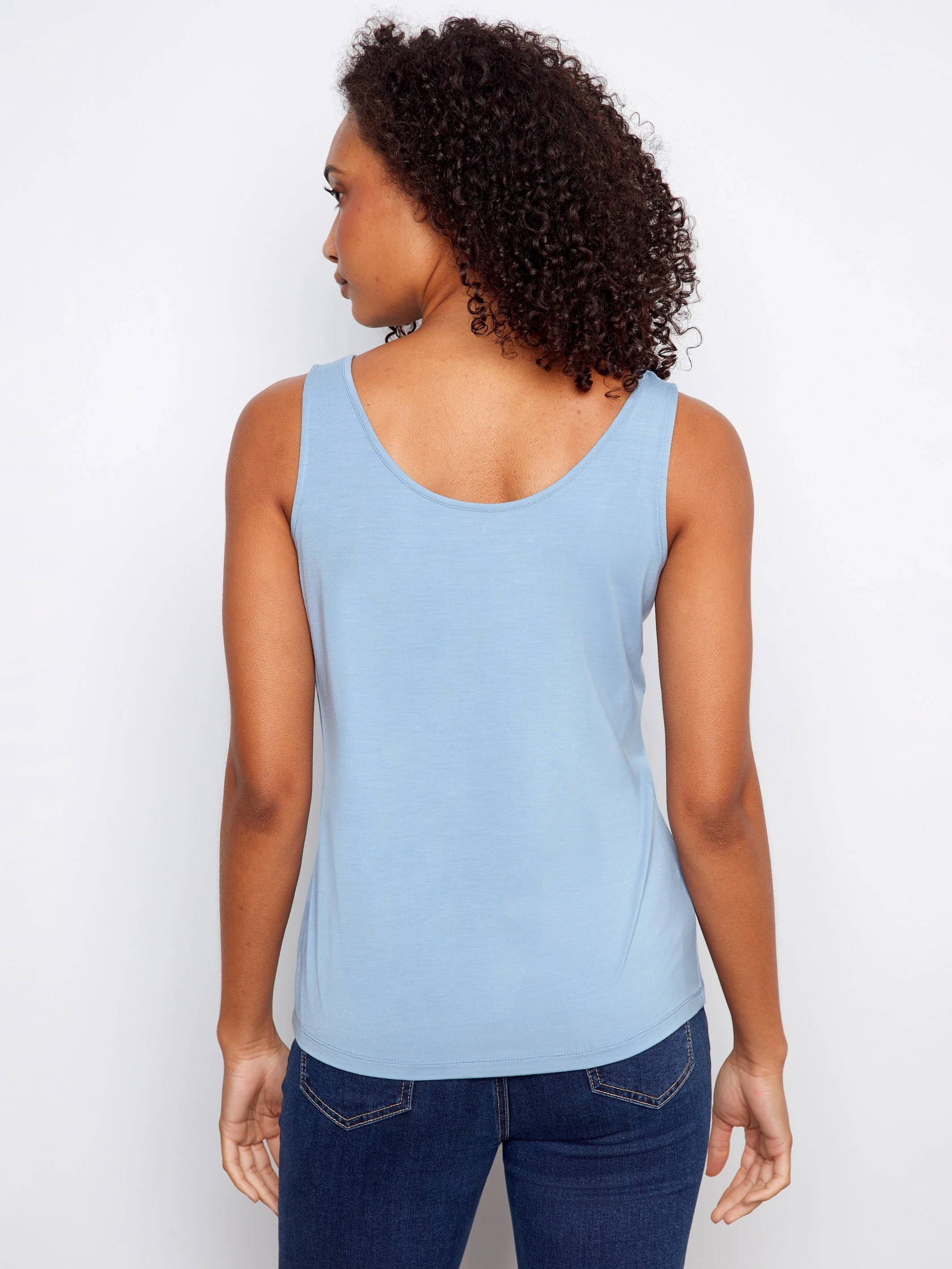 Reversible Bamboo Cami - Haze - Image 7